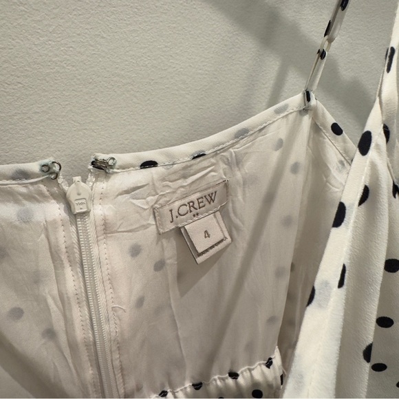 J.Crew Polka Dot Spaghetti Strap Dress Size 4 - Picture 10 of 10